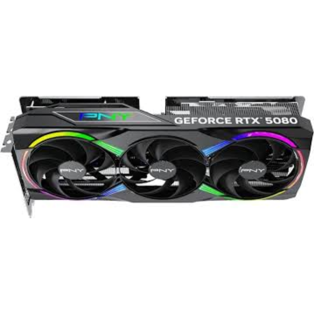 PNY GeForce RTX 5080 ARGB EPIC-X RGB OC Triple Fan 16GB - Image 3