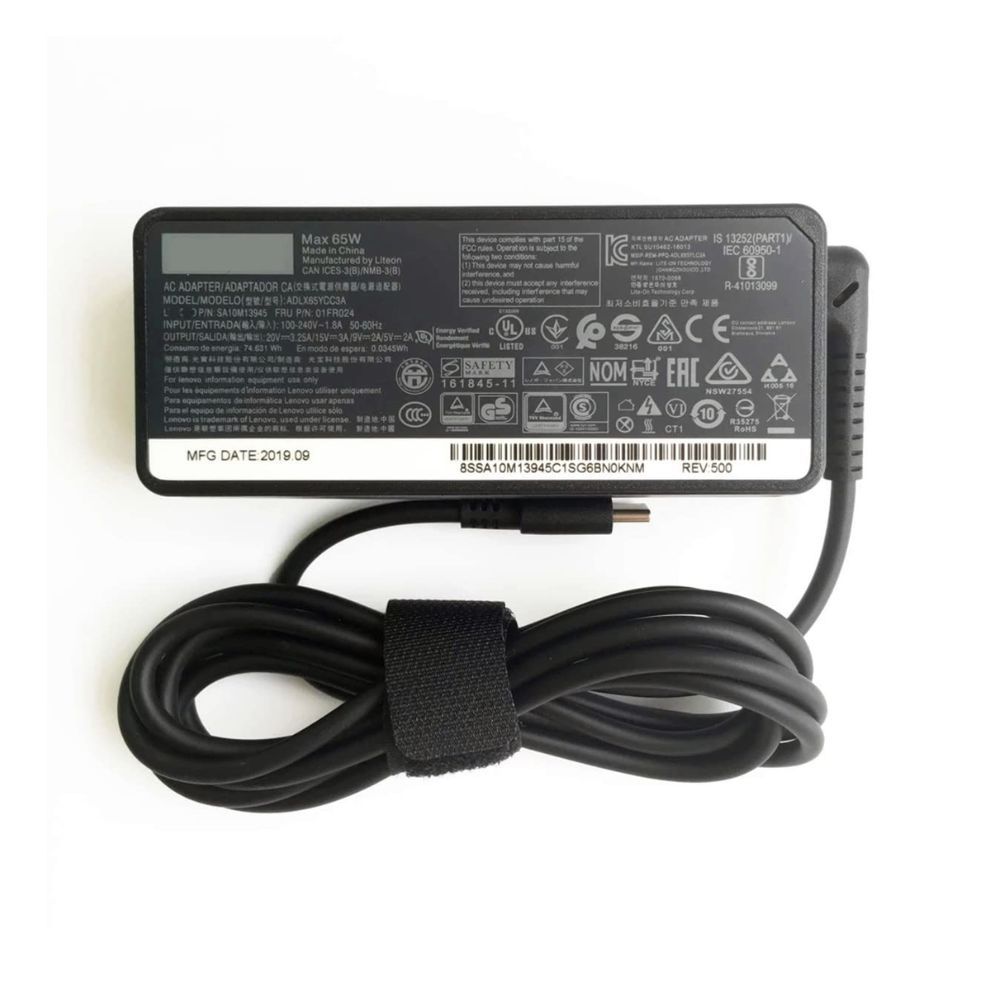 Charger for Lenovo V15 G4 IRU 83GL – 65W USB-C 20V 3.25A