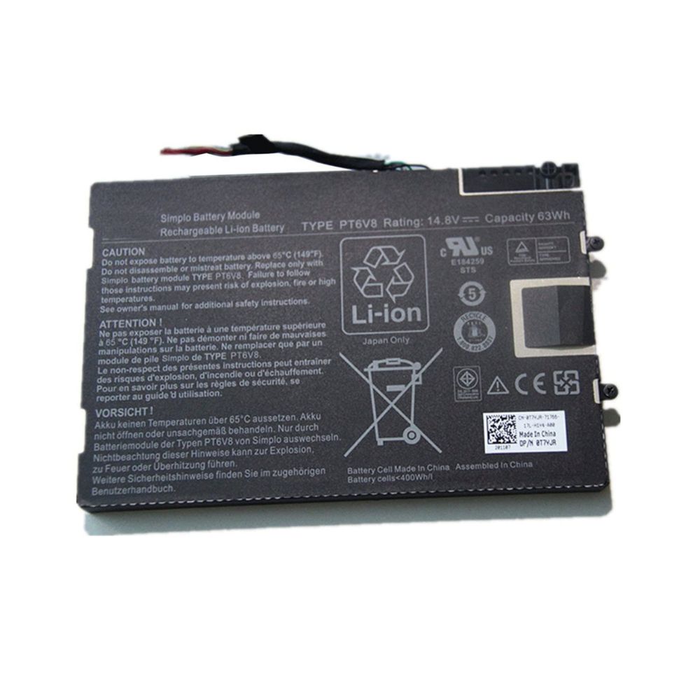 Original 63Wh Dell P06T P06T003 battery