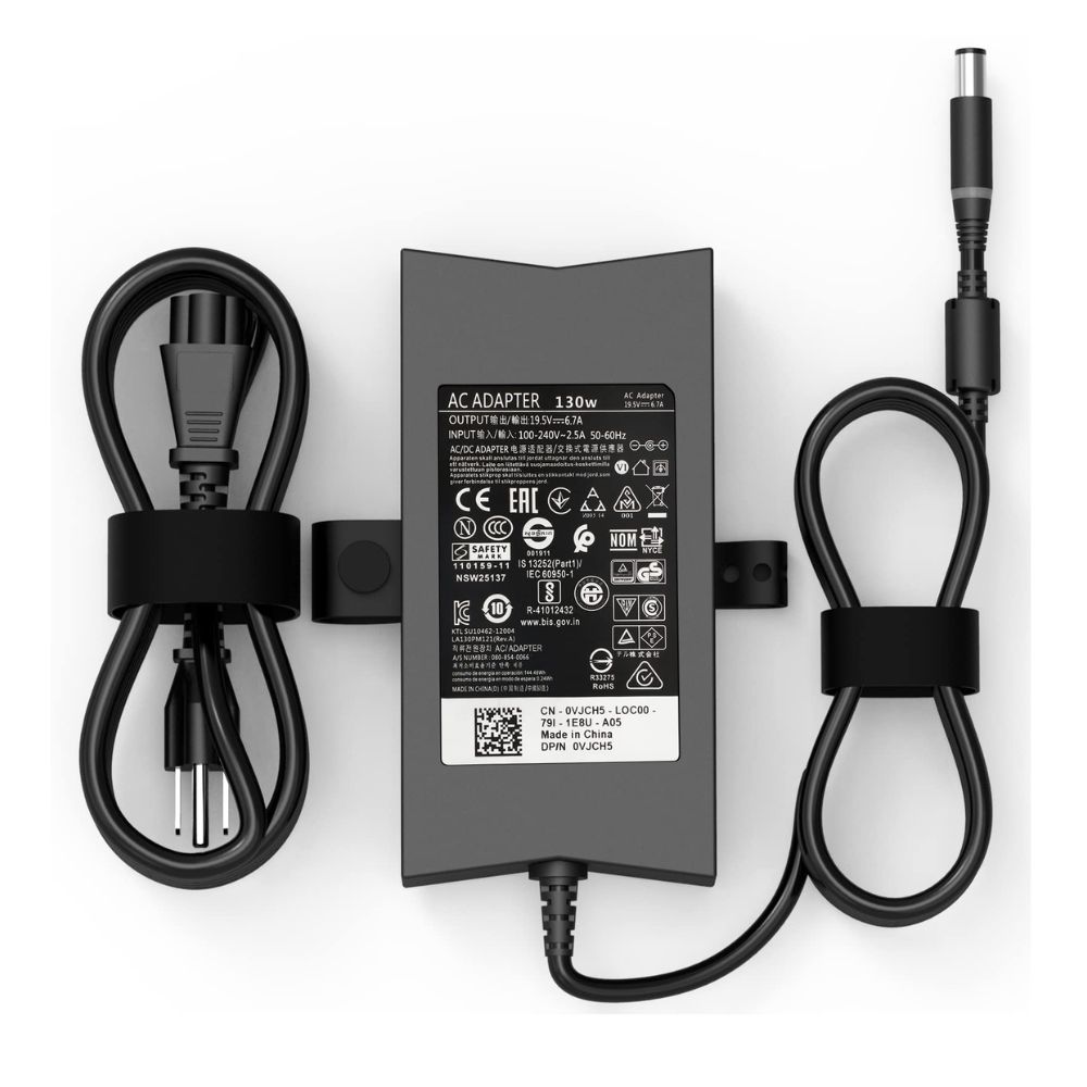 Charger for Dell HA130PM190/LA130PM190/DA130PE1-00–130W 19.5V 6.67A