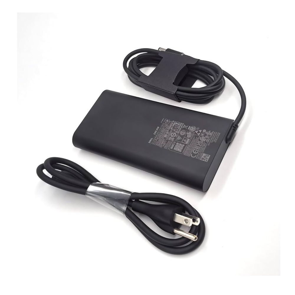 Charger for Dell G16 7630 – 240W 19.5V 12.3A GaN Slim + Power Cord - Image 3