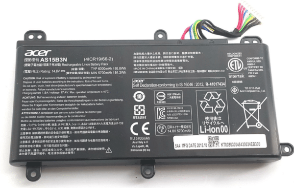 Acer Predator 17 G9-792-74TT 88Wh 14.8V 6000mAh Laptop Battery