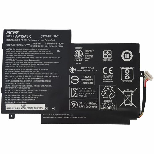 Acer Switch 10 V SW5-014 Serie Original 30Wh Battery
